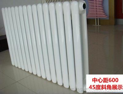 河北锦都钢制柱型散热器加工 钢制椭圆管暖气片钢制散热器规格