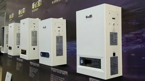 在山东国际供热展现场,火龙果电采暖带来了这些新壁挂炉